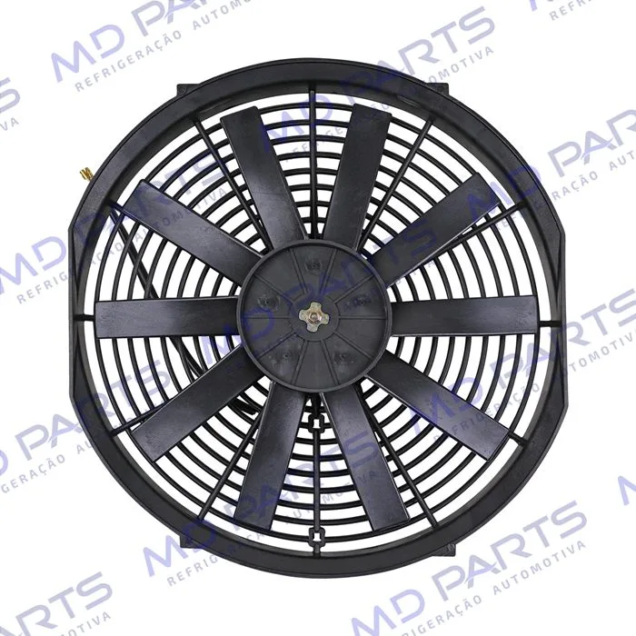 Eletroventilador Universal 14 Polegadas Pás Reta - 24 Volts - Qualidade BB — foto 2
