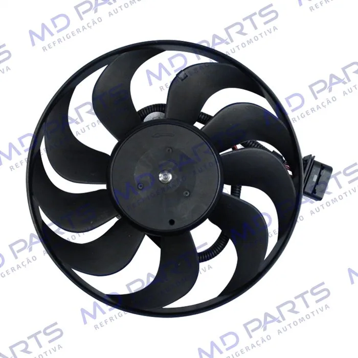 Eletroventilador Auxiliar do Radiador Volkswagen Golf 1.6/1.8/2.0 1999> / Audi A3 - 12 Volts Diametro 290mm