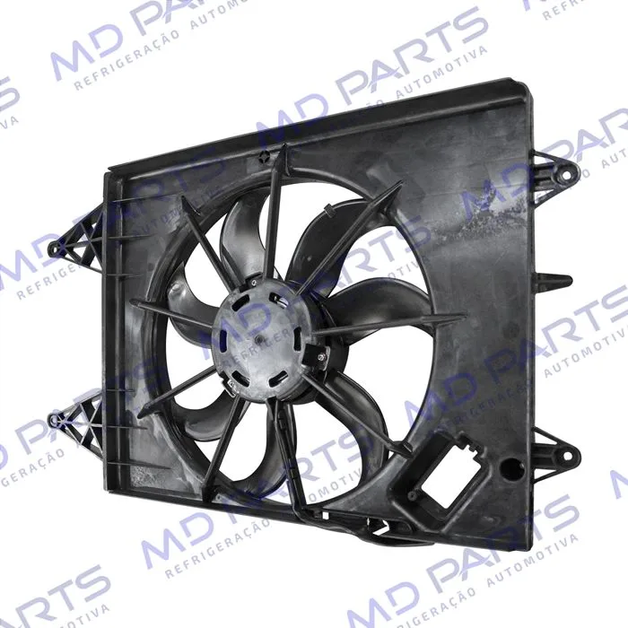 Eletroventilador do Radiador Volkswagen Polo/ Gol G5/ Saveiro G5/ Voyage/ Fox 3 Pinos Todos 2007> Importado - 12 Volts — foto 5