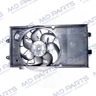 Eletroventilador do Radiador Chevrolet Corsa Classic 1.0/1.6 2011> Sistema Denso c/ Defletor - 12 Volts OEM: 94722520