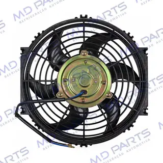 Eletroventilador Universal Soprante 10 Polegadas Pás em S - 12 Volts