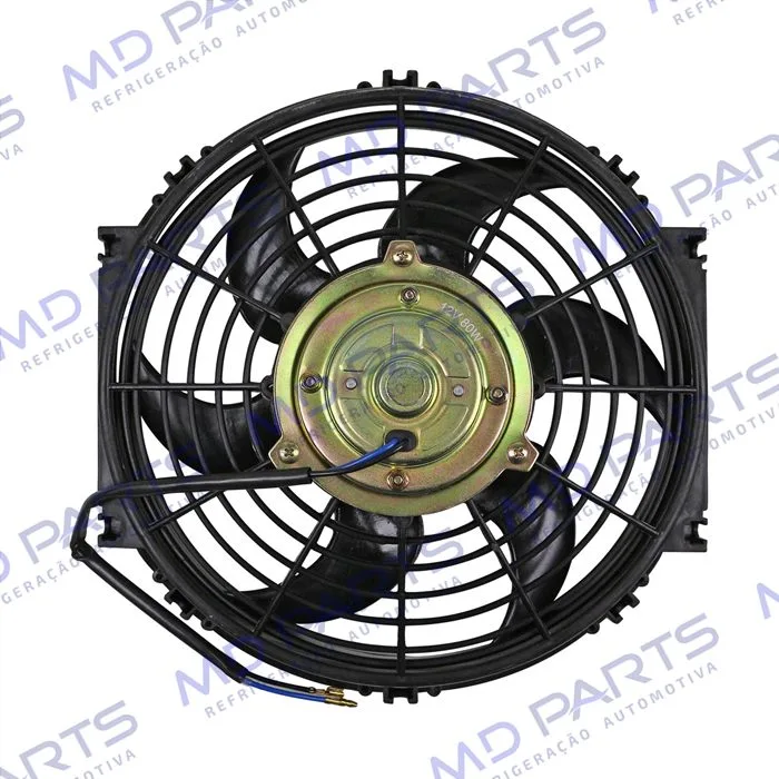 Eletroventilador Universal Soprante 10 Polegadas Pás em S - 12 Volts