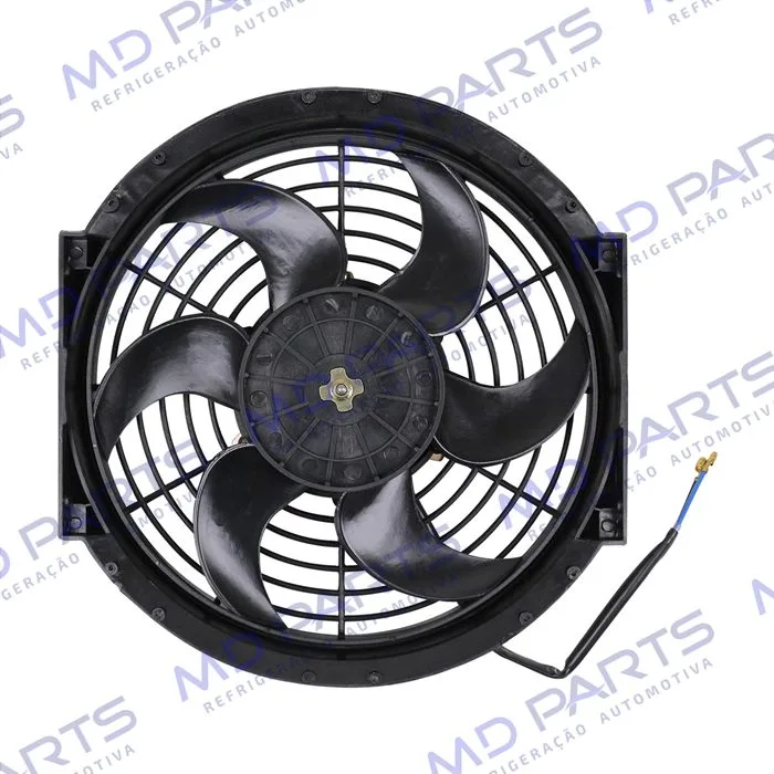 Eletroventilador Universal Soprante 10 Polegadas Pás em S - 12 Volts — foto 2