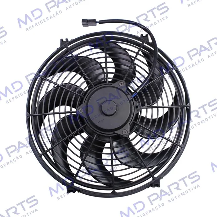 Eletroventilador Unipoint Universal Aspirante 14 Polegadas Pás em S - 12 Volts