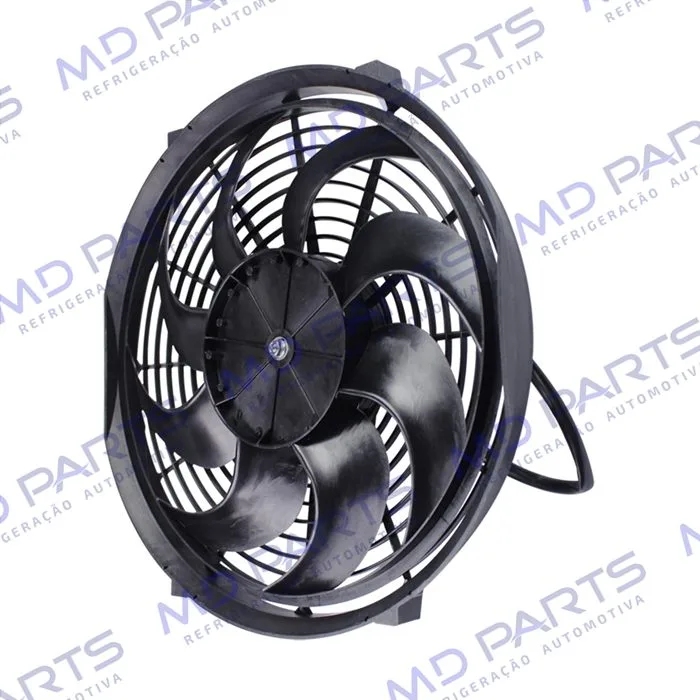 Eletroventilador Unipoint Universal Aspirante 14 Polegadas Pás em S - 12 Volts — foto 4