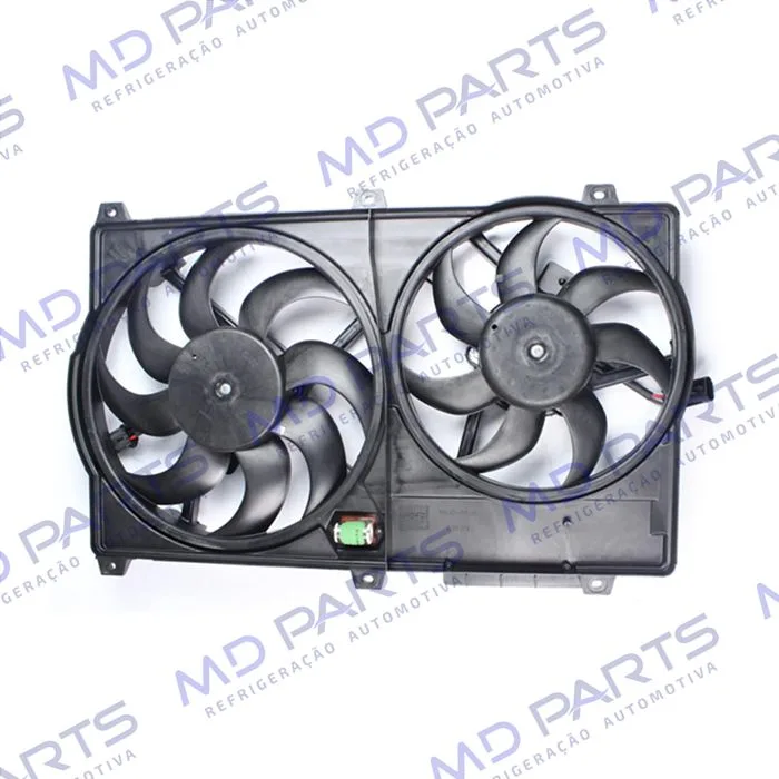 Eletroventilador do Radiador c/ Defletor Fiat Ducato 2.3 JTD 2009>/ Renault Jumper/ Citroën Boxer - Sistema Modine - 12 Volts OEM: 1364597080 / 1371638080