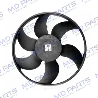 Eletroventilador do Radiador Renault Clio AG/ Kangoo 1.6 1996>/ Scenic 1.6/2.0 1996>/ Symbol 1.6 2009>/ Megane 1.6 1998 Até 2008 - 12 Volts OEM: 7701045816