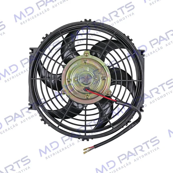 Eletroventilador Universal Pás em S 10 Polegadas - 24 Volts