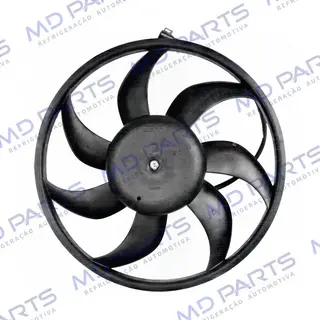 Eletroventilador do Radiador s/ Defletor Fiat Palio Young 1.0/1.3/1.4 2001 Até 2003/ Fiat Doblo 1.3/1.6/1.8 2001>/ Idea 1.4/1.8 2010> Sistema Behr - 12 Volts OEM: 46816879/ 51822634/ 51874785
