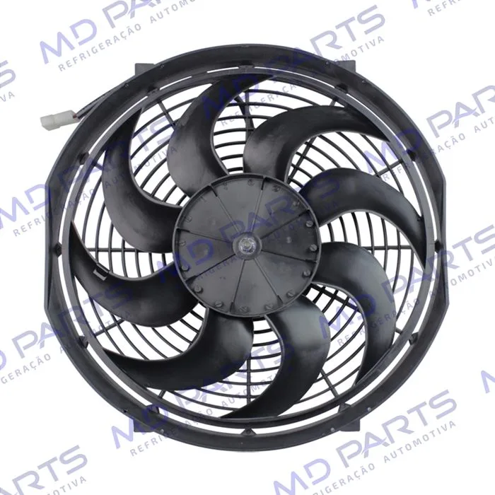 Eletroventilador Universal Unipoint Soprante Pás em S 14 Polegadas - 24 Volts