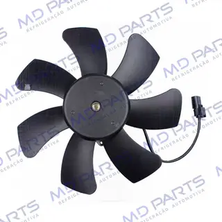 Eletroventilador do Condensador Honda City / Fit 2009> - 12 Volts OEM: 38616RB0003/ 38611RRAA01