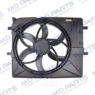 Eletroventilador do Radiador c/Defletor Chevrolet S10 2.4L 2013> Sistema Delphi - 12 Volts OEM: 94770515