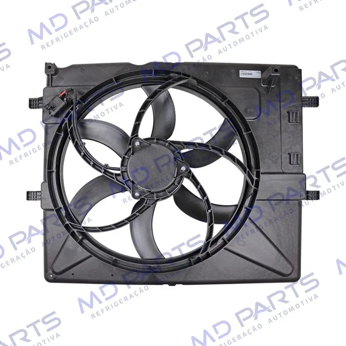 Eletroventilador do Radiador c/Defletor Chevrolet S10 2.4L 2013> Sistema Delphi - 12 Volts OEM: 94770515