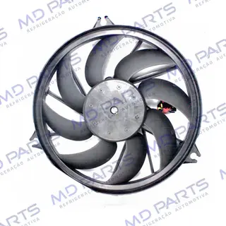Eletroventilador do Radiador c/ Defletor Peugeot 207 1.4/1.6 todos 2008> - 12 Volts OEM: 1253Q1/ 1253E0