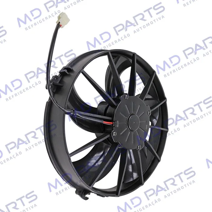 Eletroventilador Universal Soprante 12 Polegadas Perfil Alto Ônibus Spheros/ Thermo King/ Euroar/ VMG Aires 6500hrs - 24 Volts — foto 4