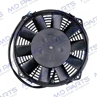 Eletroventilador Universal Spal Aspirante 8 Polegadas Pás reta - 12 Volts OEM: VA14-AP11C/C-34A