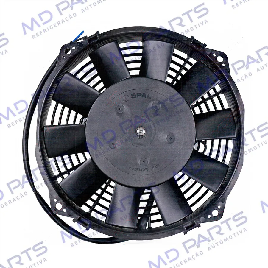 Eletroventilador Universal Spal Aspirante 8 Polegadas Pás reta - 12 Volts OEM: VA14-AP11C/C-34A