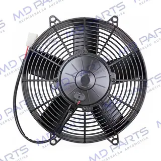 Eletroventilador Spal 10 Polegadas Aspirante Vans/ Carro Forte/ Máquina Agricola Caterpillar - 24 Volts Spal EV AS VA53-BP70L-39A