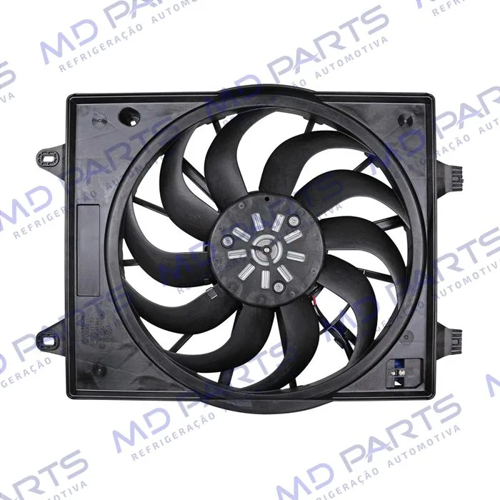 Eletroventilador do Radiador c/ Defletor Fiat Uno 1.0 Câmbio Manual 2017> - 12 Volts OEM: 565655346 — foto 4