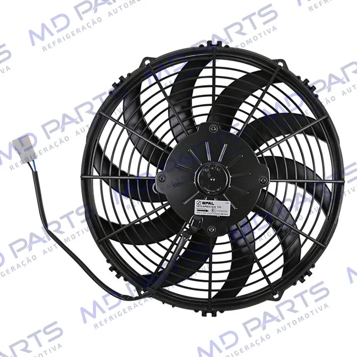 Eletroventilador Universal Spal Aspirante 12 Polegadas Pás Em S - 12 Volts OEM: EV AS.VA10-AP50/C-61A