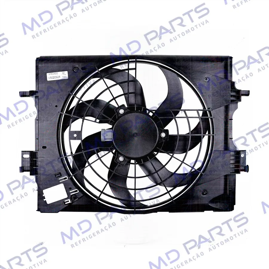 Eletroventilador do Radiador Nissan Kicks 1.6 - 12 Volts OEM: 21481RA0A-Q1