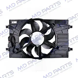 Eletroventilador do Radiador Volkswagen Polo/Virtus 1.6 2018> - 12 Volts OEM: 2GB121203B