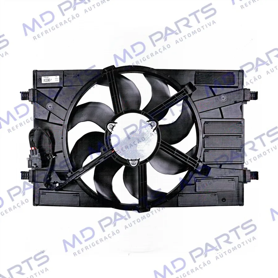 Eletroventilador do Radiador Volkswagen Polo/Virtus 1.6 2018> - 12 Volts OEM: 2GB121203B