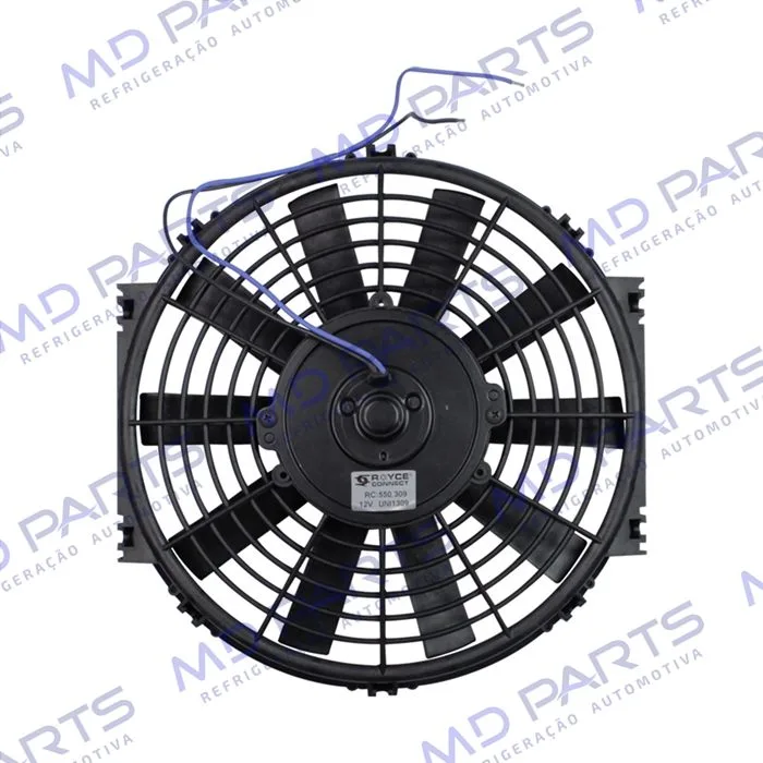 Eletroventilador Universal Unipoint Soprante 10 Polegadas Pás Reta - 12 Volts — foto 2