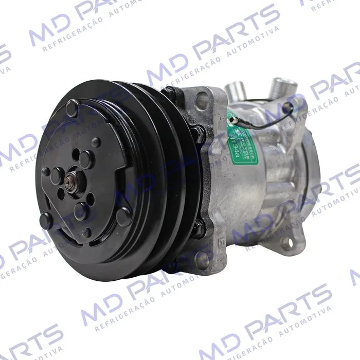 Compressor Modelo AA7H15AA 4627 Trator Uniport 2011> 8 Orelhas - 12 Volts Polia 2A 132mm R134a — foto 2