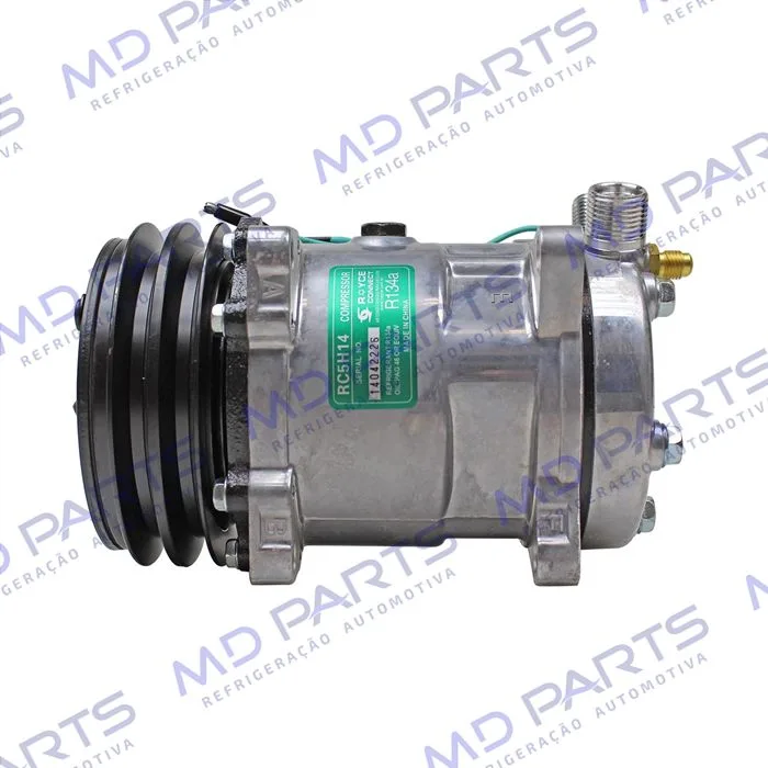 Compressor Modelo 5H14 Universal 8 Orelhas R134a - 24 Volts Polia 2A 132mm