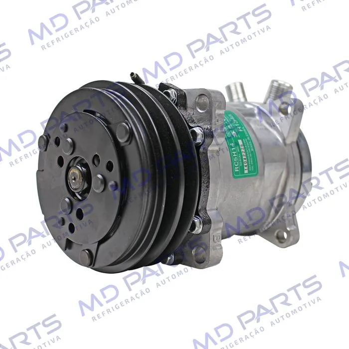 Compressor Modelo 5H14 Universal 8 Orelhas R134a - 24 Volts Polia 2A 132mm — foto 2