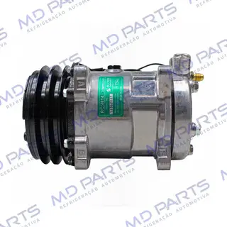Compressor Modelo 5H14 8 Orelhas - 12 Volts Polia 2A 130mm Universal R134a