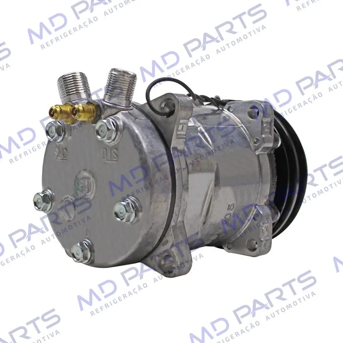 Compressor Modelo 5H14 8 Orelhas - 12 Volts Polia 2A 130mm Universal R134a — foto 6