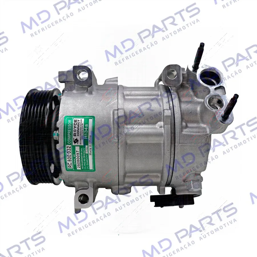 Compressor Modelo Denso 6SL16C Peugeot 308THP/ 3008 2019> - 12 Volts Polia 6pk OEM: 9806029580/ 447150-8501/ 447250-3660/ 447150-8200/ 9823097580