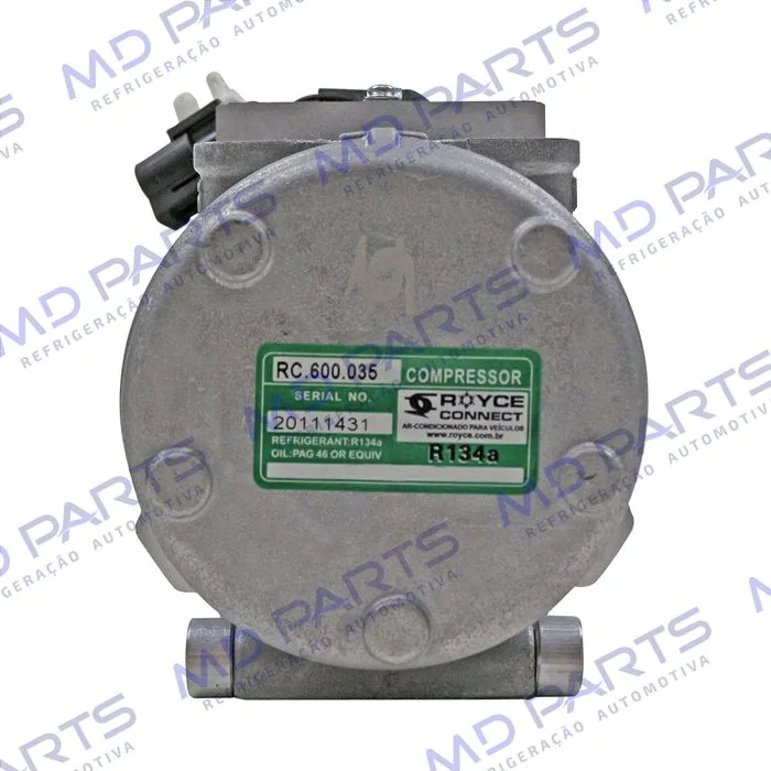 Compressor Ford F250 Motor MWM 10P15 R134a - 12 Volts Polia 6pk 125mm OEM: 2C35-19D629-AA — foto 7