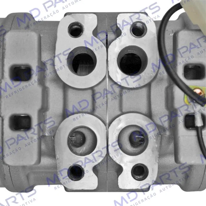 Compressor 10P15 Máquina Colheitadeira John Deere CB2500H - 12 Volts Polia 8pk 123mm OEM: DQ49620 — foto 8