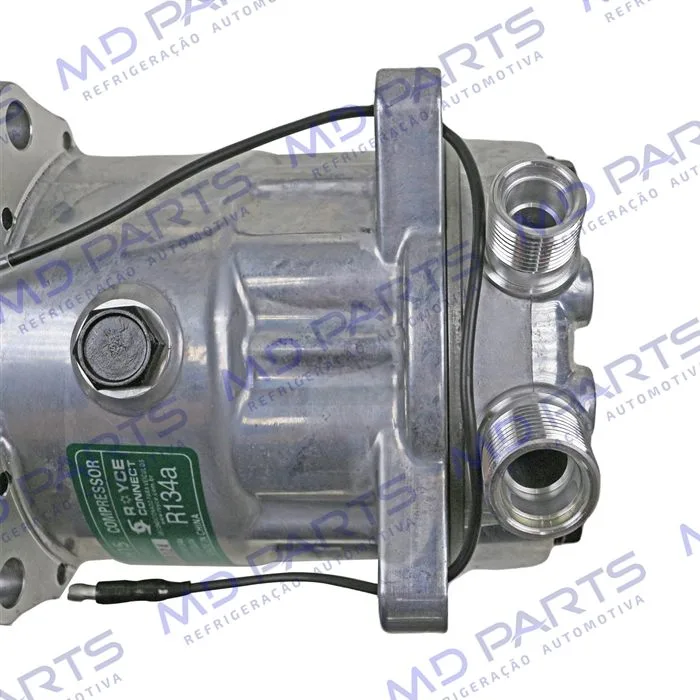 Compressor Modelo AA7H15AA Máquina New Holland 8 Orelhas - 12 Volts Polia 8pk 119mm R134a — foto 9