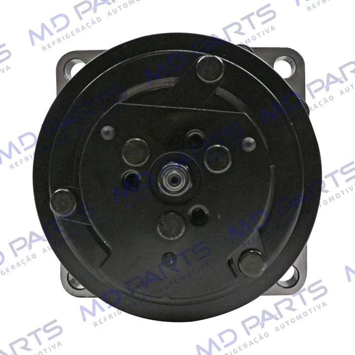 Compressor Modelo Sanden AA7H15AA 8 Orelhas 200cc Caminhão MAN TGX 2010 > / Meteor Motor MAN 2020 > - 24 Volts Polia 8pk 119mm R134a OEM: 2V3820803/ 2V5820803B — foto 3