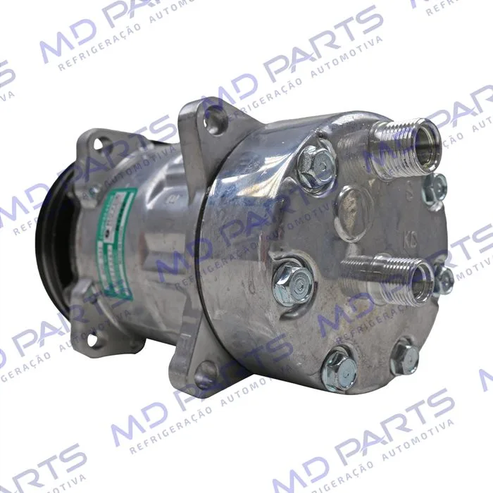 Compressor Modelo AA7H15AA Máquina New Holland R134a 8 Orelhas Descarga / Sucção Traseira O'ring - 12 Volts Polia 2A 132mm — foto 7