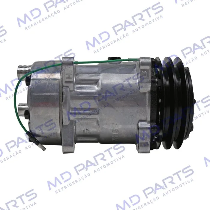Compressor Modelo AA7H15AA 8 Orelhas Descarga / Sucção Traseira O'ring - 24 Volts Polia 2A 132 mm R134a — foto 4