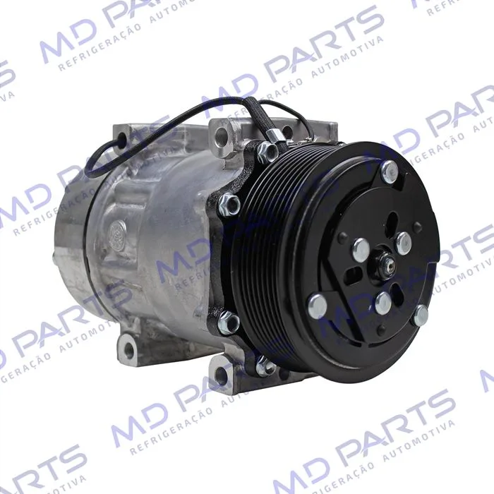 Compressor Modelo AA7H15AA Land Rover Defender Parafuso Passante Descarga / Sucção Traseira O'ring - 12 Volts Polia 8pk 119mm — foto 4