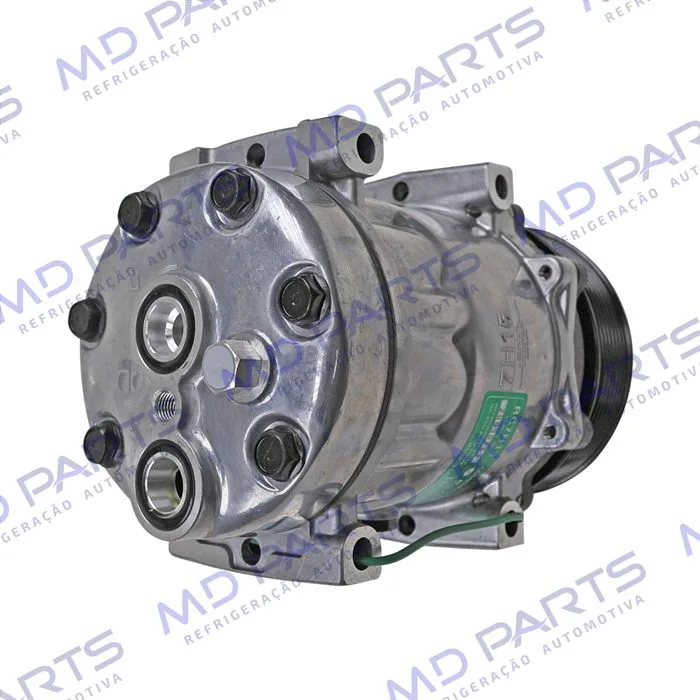 Compressor Modelo AA7H15AA Parafuso Passante Descarga/Sucção Traseira Engate - 24 Volts Polia 8pk 119mm — foto 6