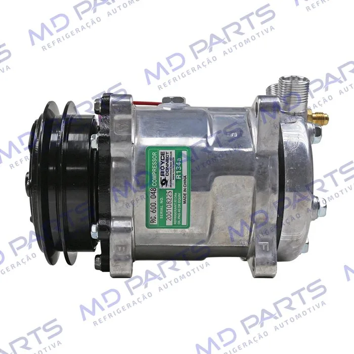 Compressor Modelo 5H14 Universal 8 Orelhas - 12 Volts Polia Canal 1A 124mm R134a