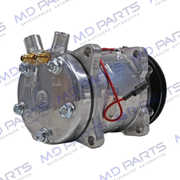 Compressor Modelo 5H14 Universal 8 Orelhas - 12 Volts Polia Canal 1A 124mm R134a — foto 6