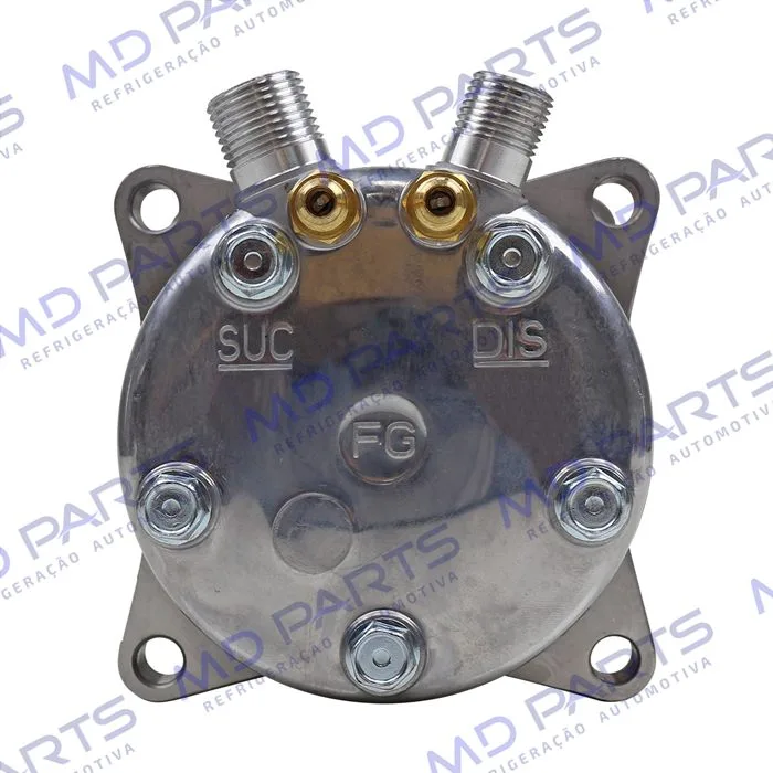 Compressor Modelo 5H14 Universal 8 Orelhas - 12 Volts Polia Canal 1A 124mm R134a — foto 7