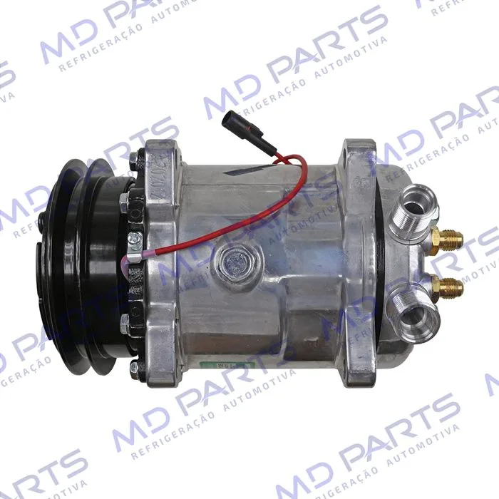 Compressor Modelo 5H14 Universal 8 Orelhas - 12 Volts Polia Canal 1A 124mm R134a — foto 8
