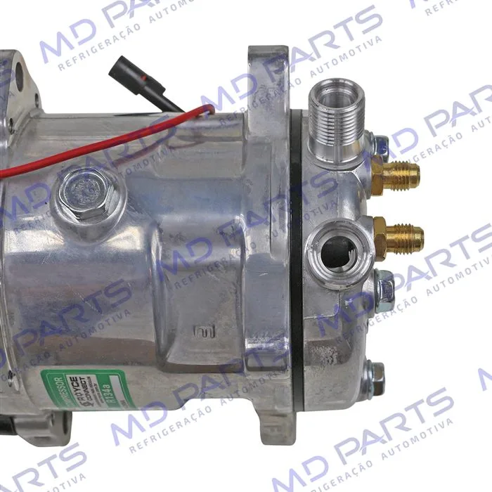 Compressor Modelo 5H14 Universal 8 Orelhas - 12 Volts Polia Canal 1A 124mm R134a — foto 9