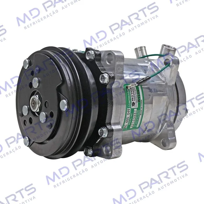 Compressor Modelo 5H14 Universal 8 Orelhas - 24 Volts Polia Canal 1A 128mm R134a — foto 2