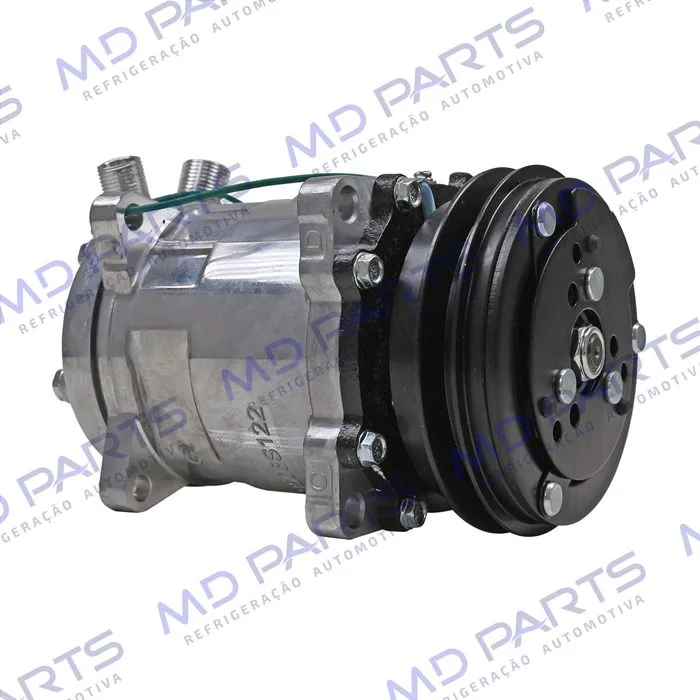 Compressor Modelo 5H14 Universal 8 Orelhas - 24 Volts Polia Canal 1A 128mm R134a — foto 3