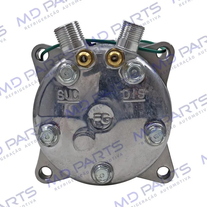Compressor Modelo 5H14 Universal 8 Orelhas - 24 Volts Polia Canal 1A 128mm R134a — foto 5